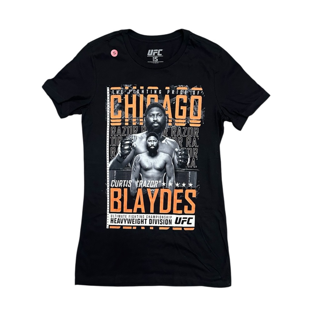 UFC Black & Orange Curtis “Razor” Blaydes Heavyweight Division T-Shirt Men Small